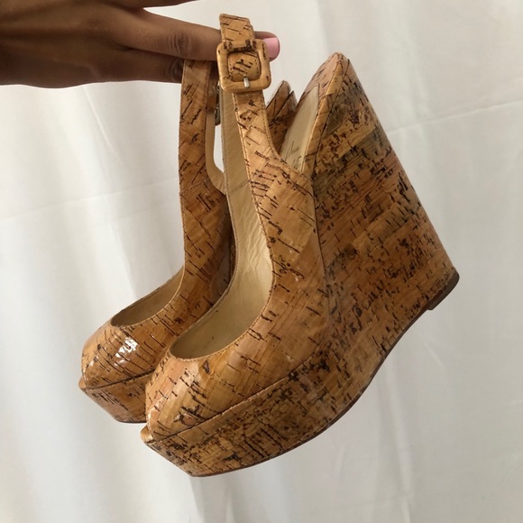 Christian Louboutin Cork Wedges - Picture 4 of 8